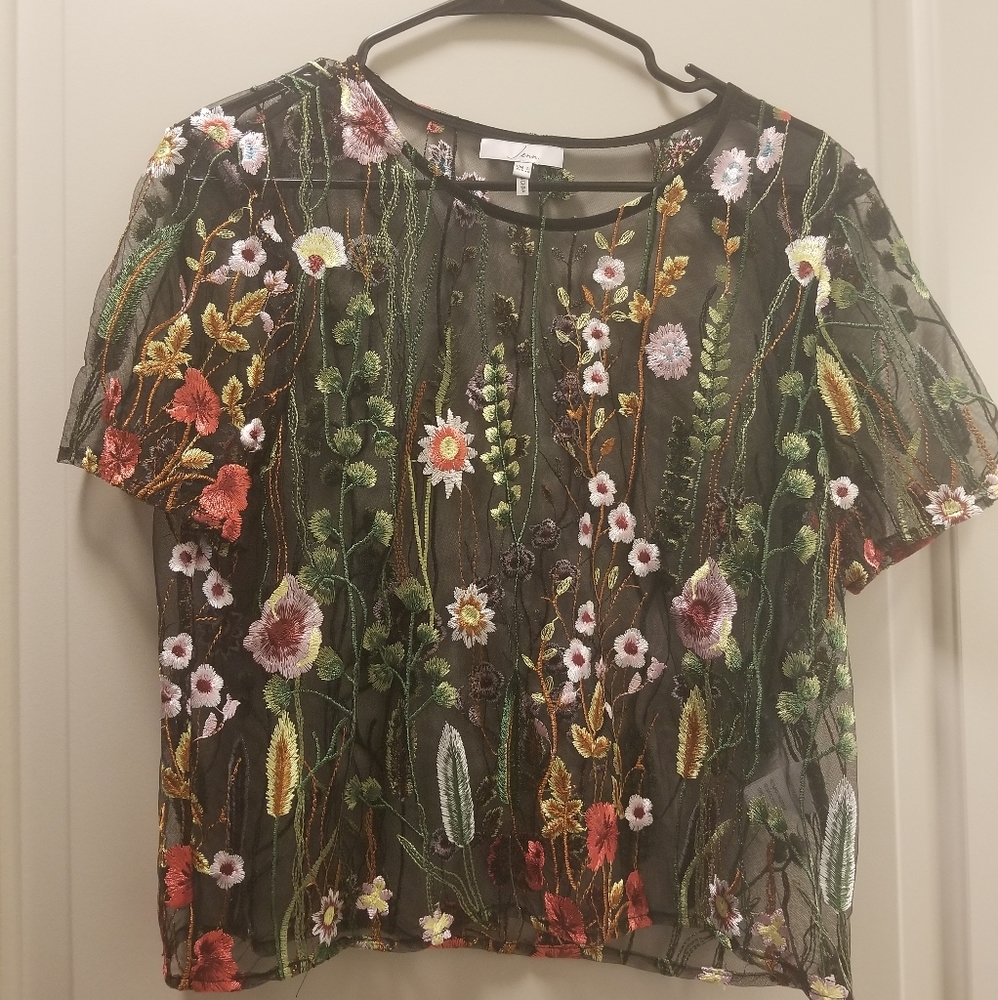 Floral crop top